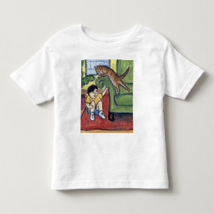 Playing Games Cat Lover Custom Art T-Shirts