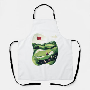 Playing Golf Field Apron