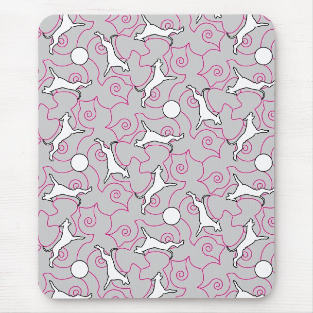 Playing Great Danes Mouse Mat (Front)