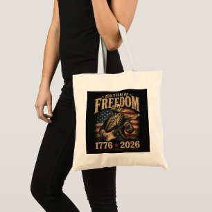 Playing Guitar 250 Years 4th July Tote Bag