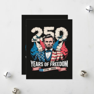 Playing Guitar 250 Years Holiday Card