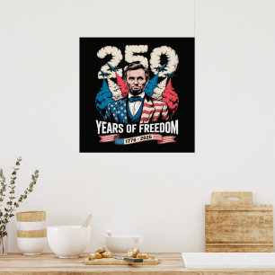 Playing Guitar 250 Years Poster