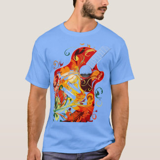 Playing Guitar Guitarist Music Life Funny T-Shirt