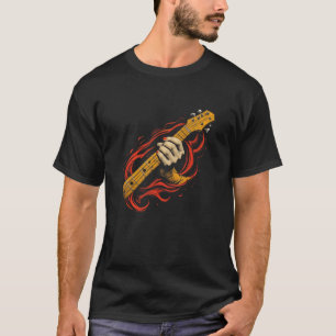 Playing Guitar Guitarist Music Life Funny T-Shirt