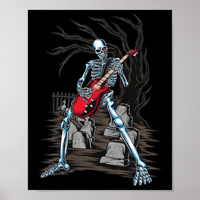 Playing Guitar  Poster (Front)
