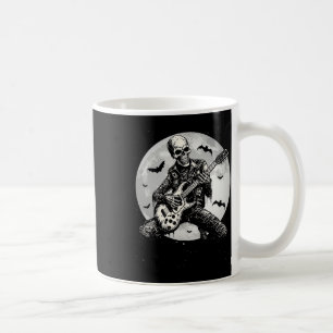 Playing Guitar Punk Rock Music Halloween Mens Kids Coffee Mug
