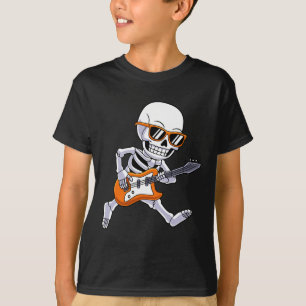 Playing Guitar Rock & Roll Boys Kids T-Shirt