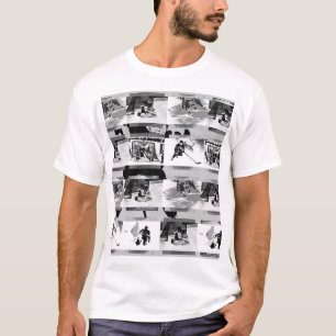 Playing Hockey - Ice Hockey Players T-Shirt