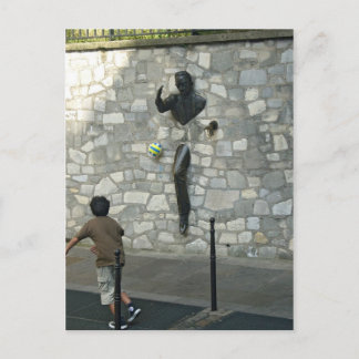 Playing in Montmartre Postcard