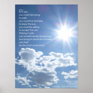 Playing it safe can be dangerous...Inspirational Poster