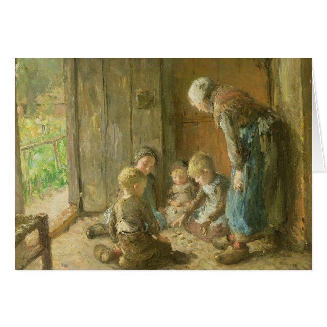 Playing Jacks on the Doorstep (Front Horizontal)