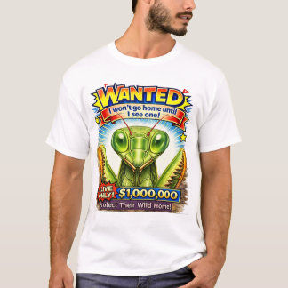 Playing Mantis T-shirt Bug lover gift 
