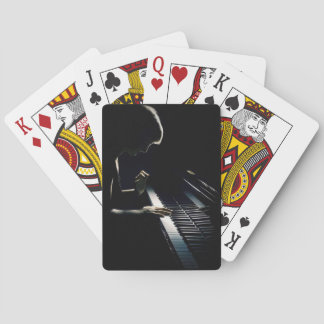 Playing Piano Cards