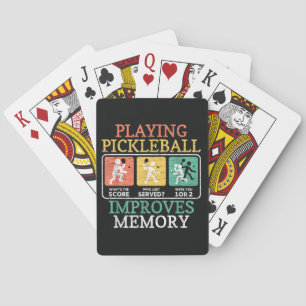Playing Pickleball Improves Memory Cards