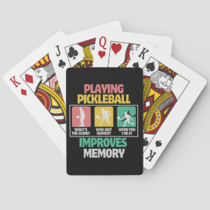 Playing Pickleball Improves Memory Cards