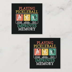 Playing Pickleball Improves Memory  Enclosure Card
