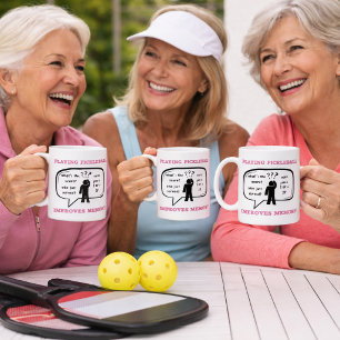 Playing Pickleball Improves Memory Funny Coffee Mug