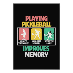 Playing Pickleball Improves Memory Photo Print