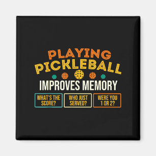 Playing pickleball improves memory - pickleballers magnet