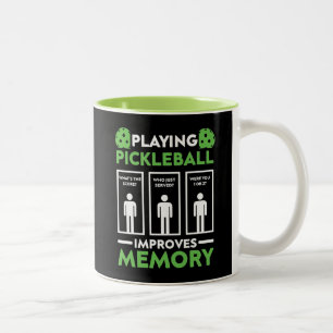 Playing Pickleball Improves Memory Two-Tone Coffee Mug