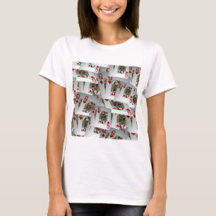 Playing Poker Queens Design, T-Shirt