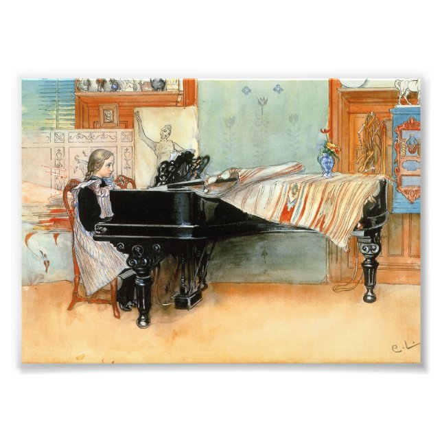 Playing Scales 1898 Photo Print (Front)