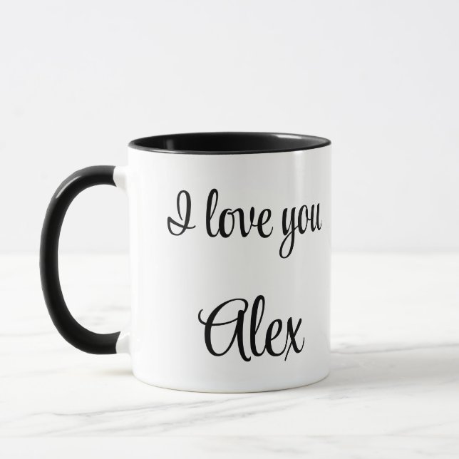 Playing Soccer Graphic – Funny Sports Cartoon Mug (Left)