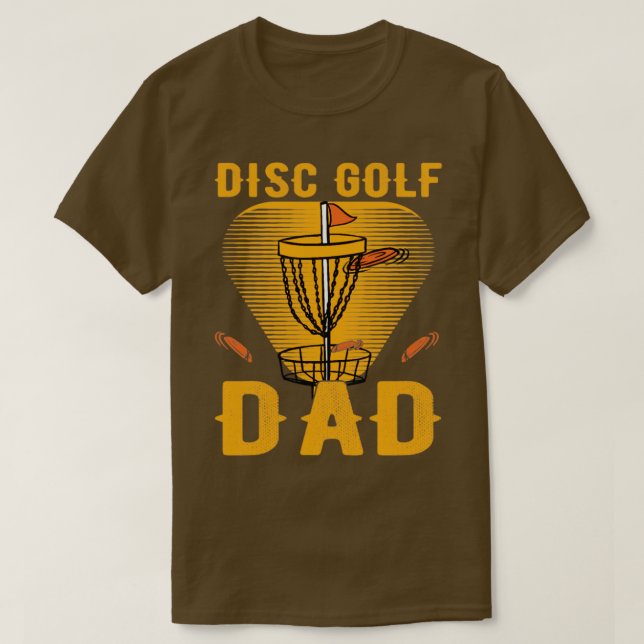 Playing Sport Disc Golf Dad T-Shirt (Design Front)