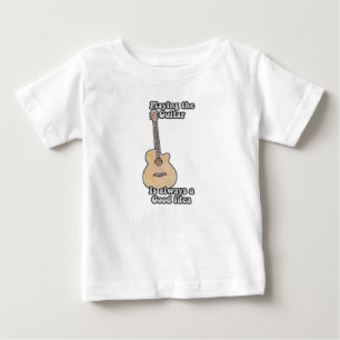 Playing the guitar is always a good idea. vintage baby T-Shirt