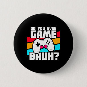 Playing Video Games - Pc Console Gaming - Funny Vi 6 Cm Round Badge