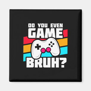 Playing Video Games - Pc Console Gaming - Funny Vi Magnet