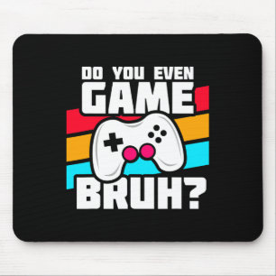 Playing Video Games - Pc Console Gaming - Funny Vi Mouse Mat