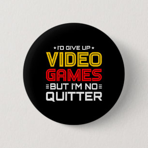 Playing Video Games - Video Gamer Meme - Funny Vid 6 Cm Round Badge