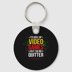 Playing Video Games - Video Gamer Meme - Funny Vid Key Ring