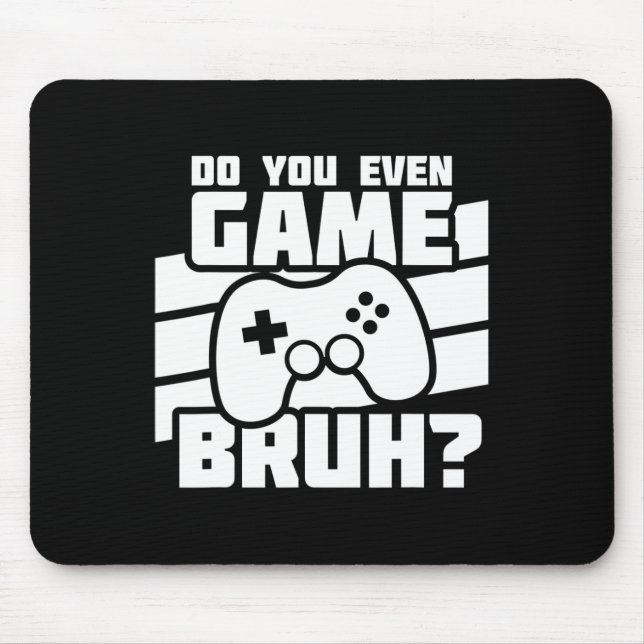 Playing Video Games - Video Gamer Meme - Funny Vid Mouse Mat (Front)