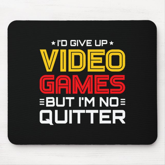 Playing Video Games - Video Gamer Meme - Funny Vid Mouse Mat (Front)