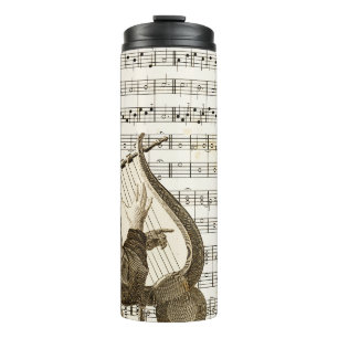 Playing Vintage Harp Music 304 Thermal Tumbler