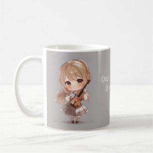 Playing Violin in action Coffee Mug