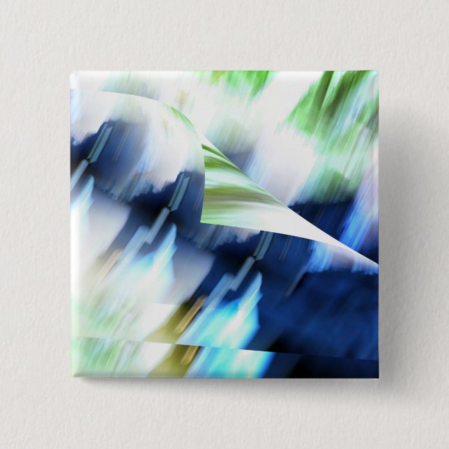 Playing with colours 15 cm square badge (Front)