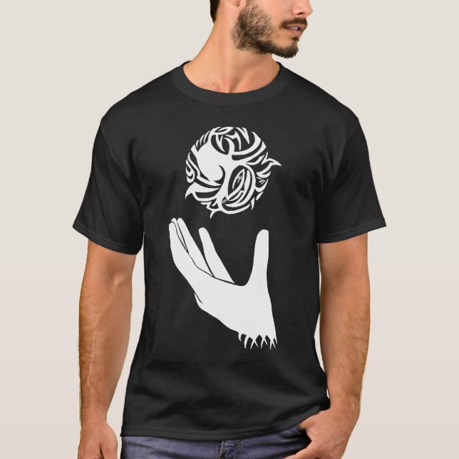 Playing with Fire Tribal Tattoo T-Shirt (Front)