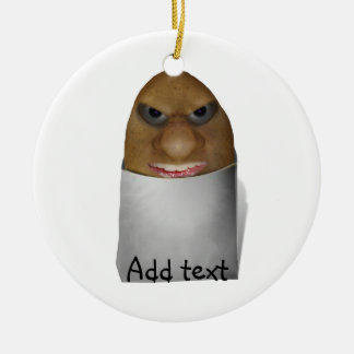 Playing With Potatoes - The Potato Nose Ceramic Tree Decoration