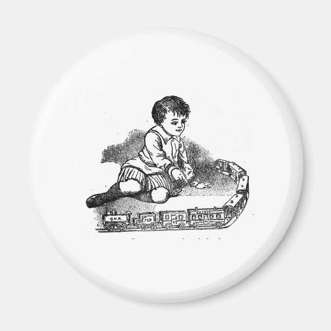 Playing With The Train Magnet (Front)