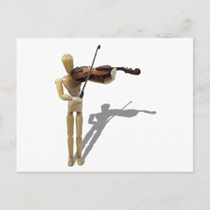 PlayingViolin081210 Postcard
