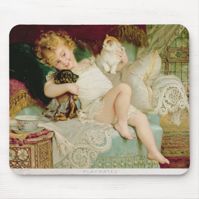 Playmates, from the Pears Annual, 1903 Mouse Mat (Front)