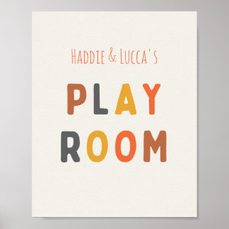 playroom Custom personalised Poster & Prints