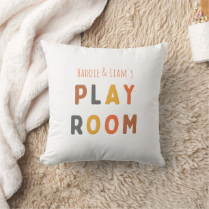 playroom Custom personalised Throw Pillows