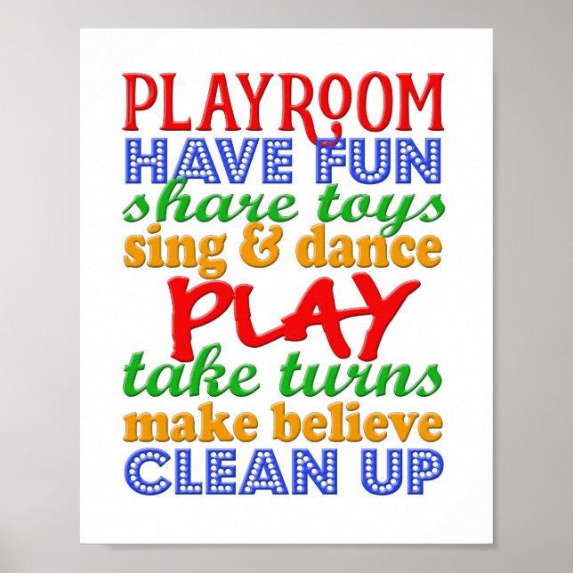 Playroom Poster (Front)