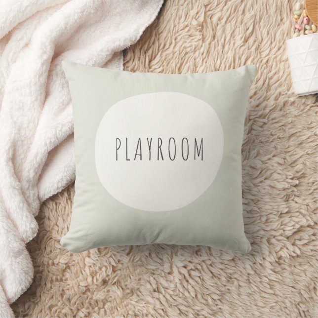 playroom. Throw Pillow (Blanket)