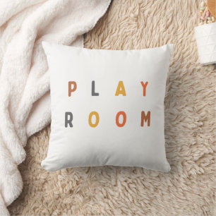 playroom Throw Pillow modern