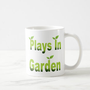 plays in garden #2 coffee mug
